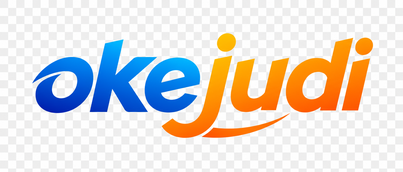 Logo okejudi neon ungu